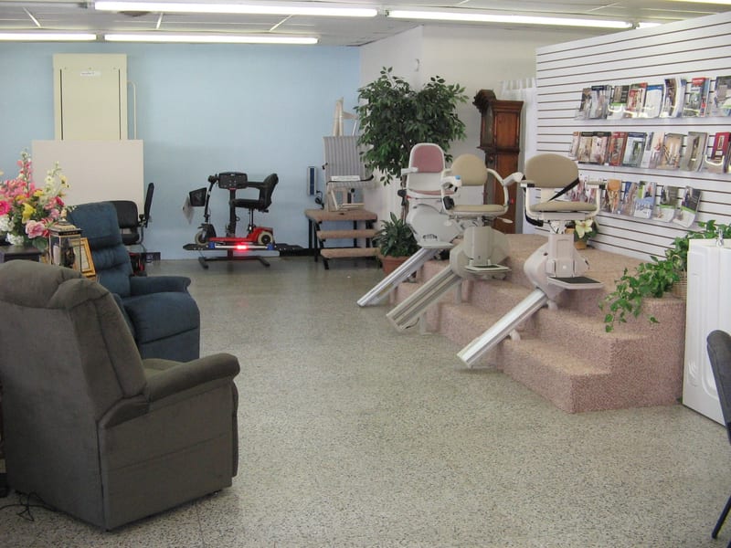 Stairlift Store showroom — try before you buy